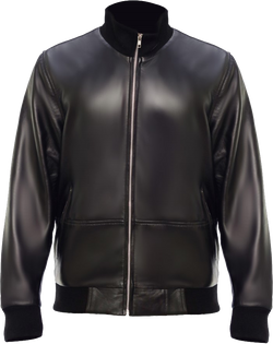 leather bomber jacket men